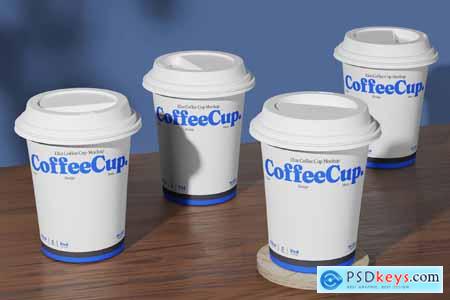 12oz Paper Coffee Cup Mockup 002