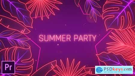 Summer Party Opener - Premiere Pro 53657883