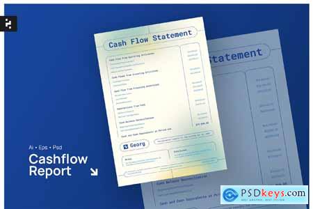 Creative Modern Cashflow Report