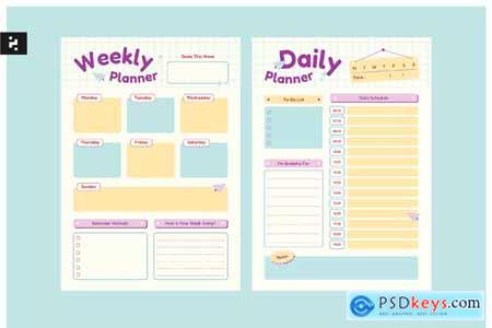 Cute Daily Weekly Planner