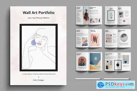 Wall Art Portfolio Template