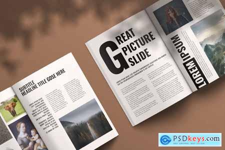 Portfolio Magazine Template