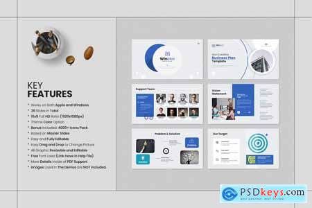 Business Plan PowerPoint Template 4XZXQX5