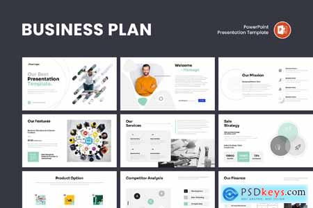 Business Plan PowerPoint Template LXUYWRT