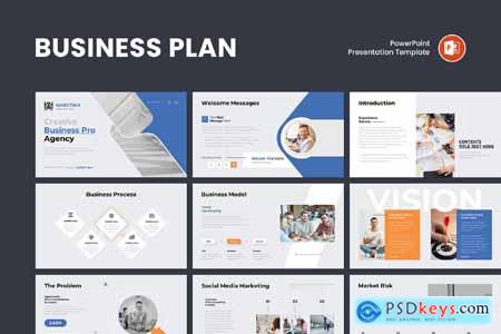 Business Plan PowerPoint Template NJQ4HBT