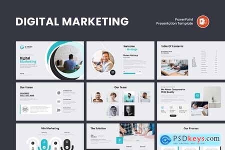 Digital Marketing PowerPoint Template