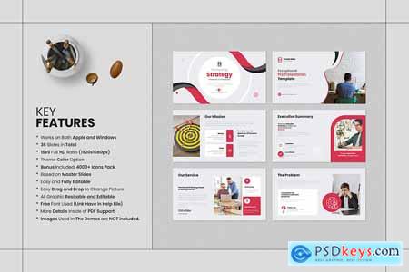 Marketing Strategy PowerPoint Template 5LK5AQX