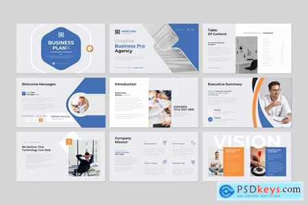 Business Plan PowerPoint Template NJQ4HBT