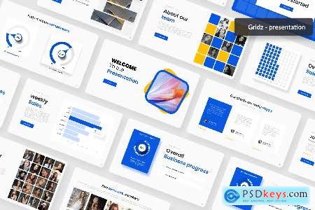 Grid z Powerpoint Presentation Template