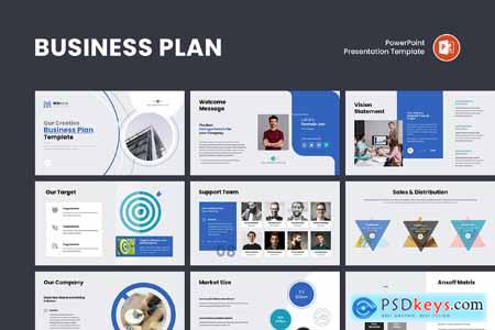 Business Plan PowerPoint Template 4XZXQX5