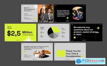 SaaS Pitch Deck PowerPoint