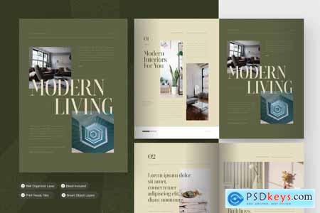 Modern Living - Bifold Brochure