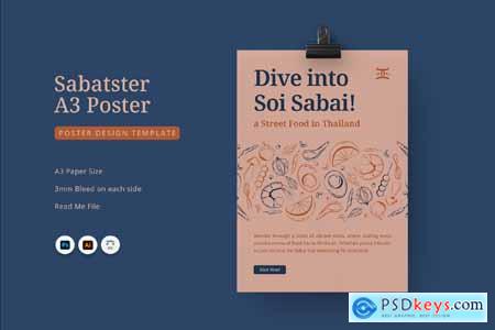 Sabatster - Poster Template