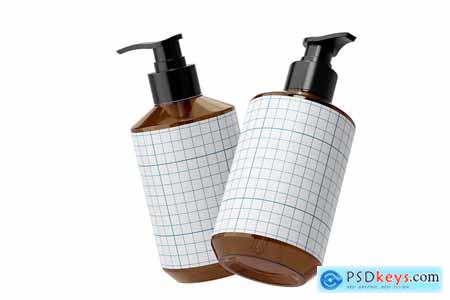 300ml Shampoo Bottle Mockup Vol.2