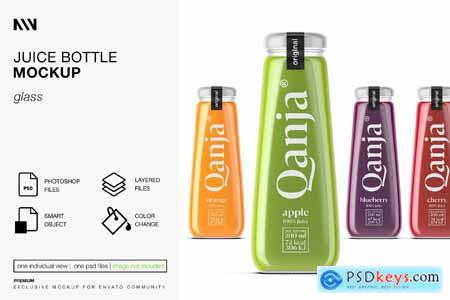 Juice Bottle Mockup