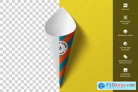 Paper Cone Mockup