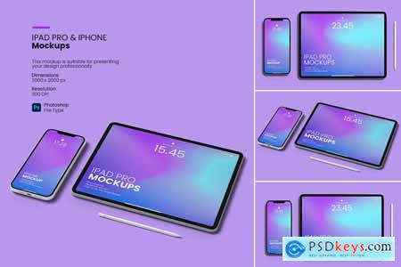 Ipad Pro And Iphone Mockups