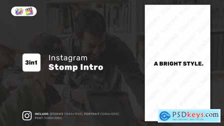 Instagram Stomp Intro Reel for FCPX 53385870