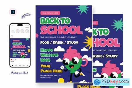 Special Back To School Day Flyer Template