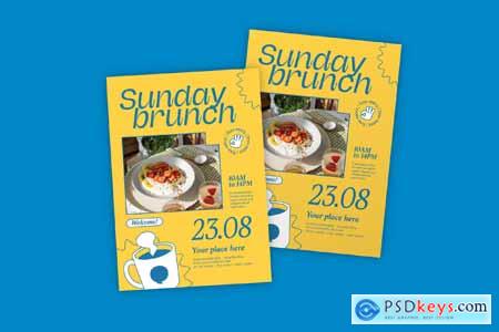 Sunday Brunch Flyer