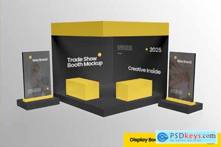 Display Trade Show Booth Mockup