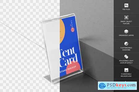 Acrylic Table Tent Mockup