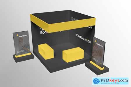 Display Trade Show Booth Mockup