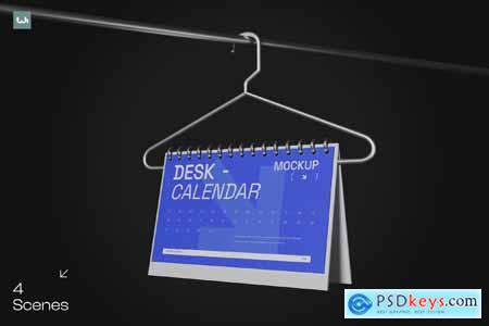 Desk Calendar on Hanger Mockup 004