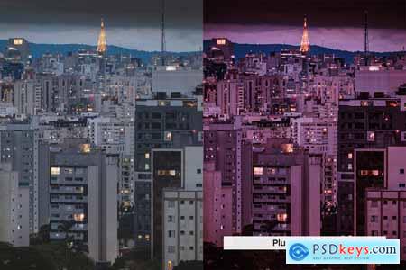 20 Purple Dusk Lightroom Presets and LUTs