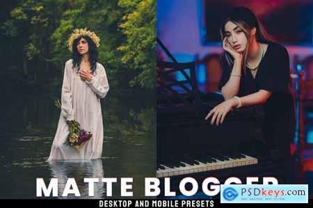 Matte Blogger- Desktop and Mobile Presets v4