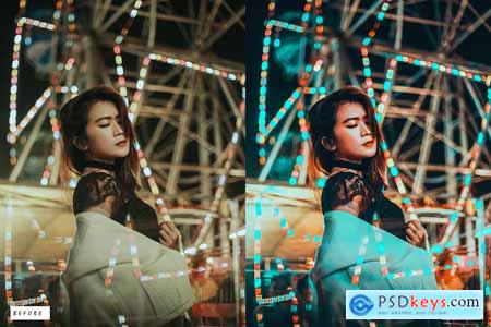 15 Neon Luxe Lightroom Presets