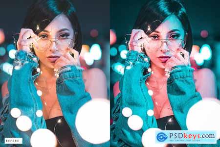 15 Neon Luxe Lightroom Presets