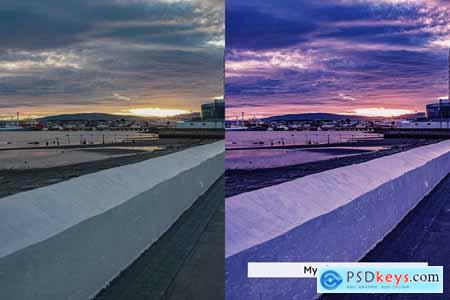 20 Purple Dusk Lightroom Presets and LUTs