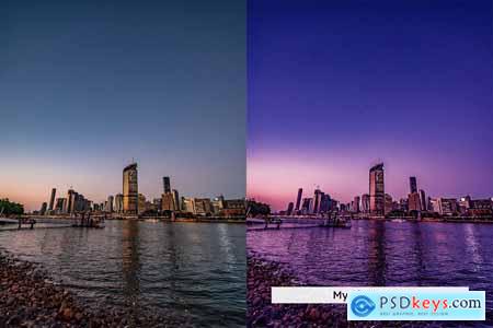 20 Purple Dusk Lightroom Presets and LUTs