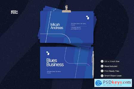 Blue Business - Business Card