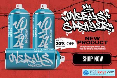 Overals - Street Tags Graffiti Font