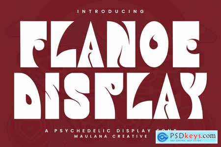 Flanoe Psychedelic Font