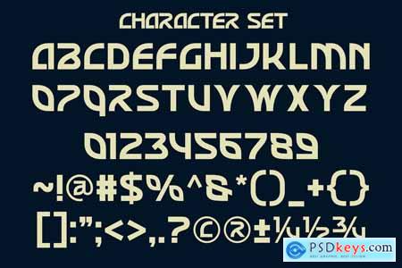 Roba - Display Logo Font