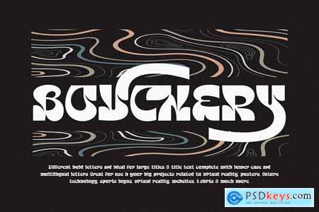 Bouchery - Bold Display Font