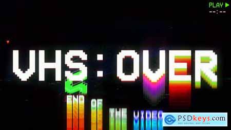 VHS 8-bit Glitch Titles 53750285