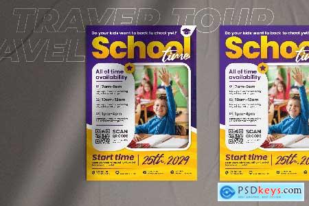 Back To School Flyer MX86F6C