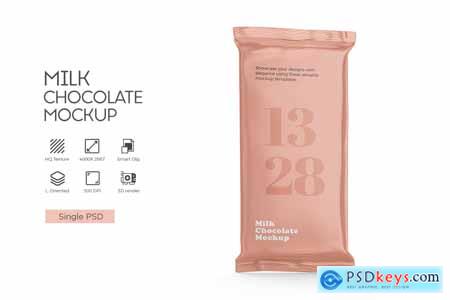 Chocolate Bar Packaging Mockup