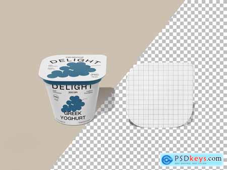 Yogurt Cup Mockup