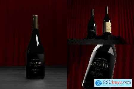 Wine Mockup Elegant