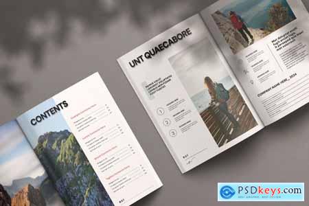 Travel Magazine Template Q9X2F9E