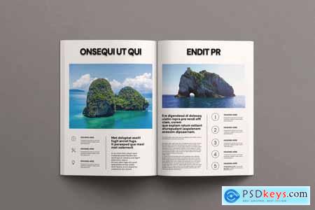 Travel Magazine Template Q9X2F9E