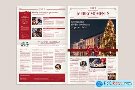 Christmas Newspaper Template V4SURXX