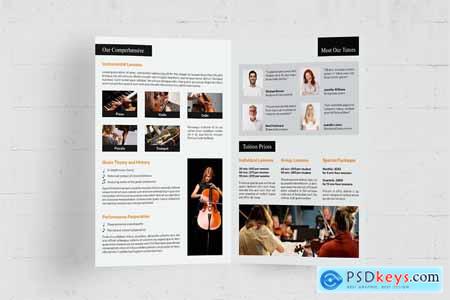 Education Bifold Leaflet Template