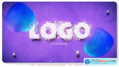 Stylish Blob Logo 53818715