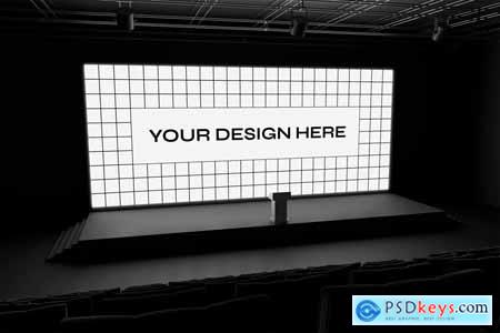 Auditorium LED Screen Mockup